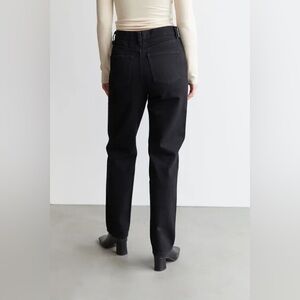 Oak and Fort Tapered Black Jeans